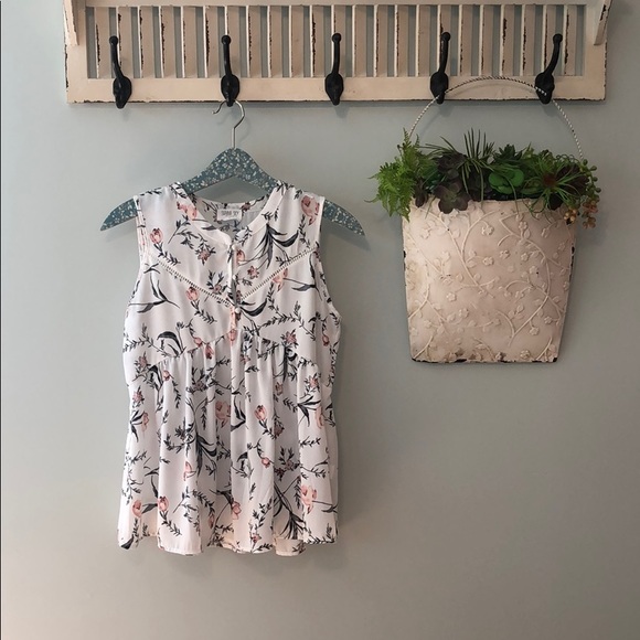 Sienna Sky Tops - Sienna Sky Flowy Floral Top S